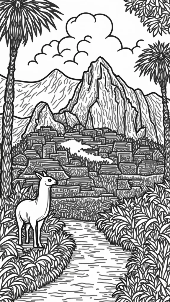 peruvian coloring pages